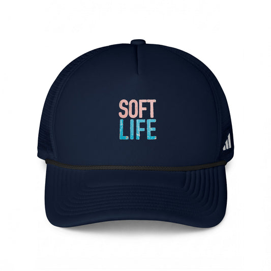Adidas Trucker Hat — "Soft Life"