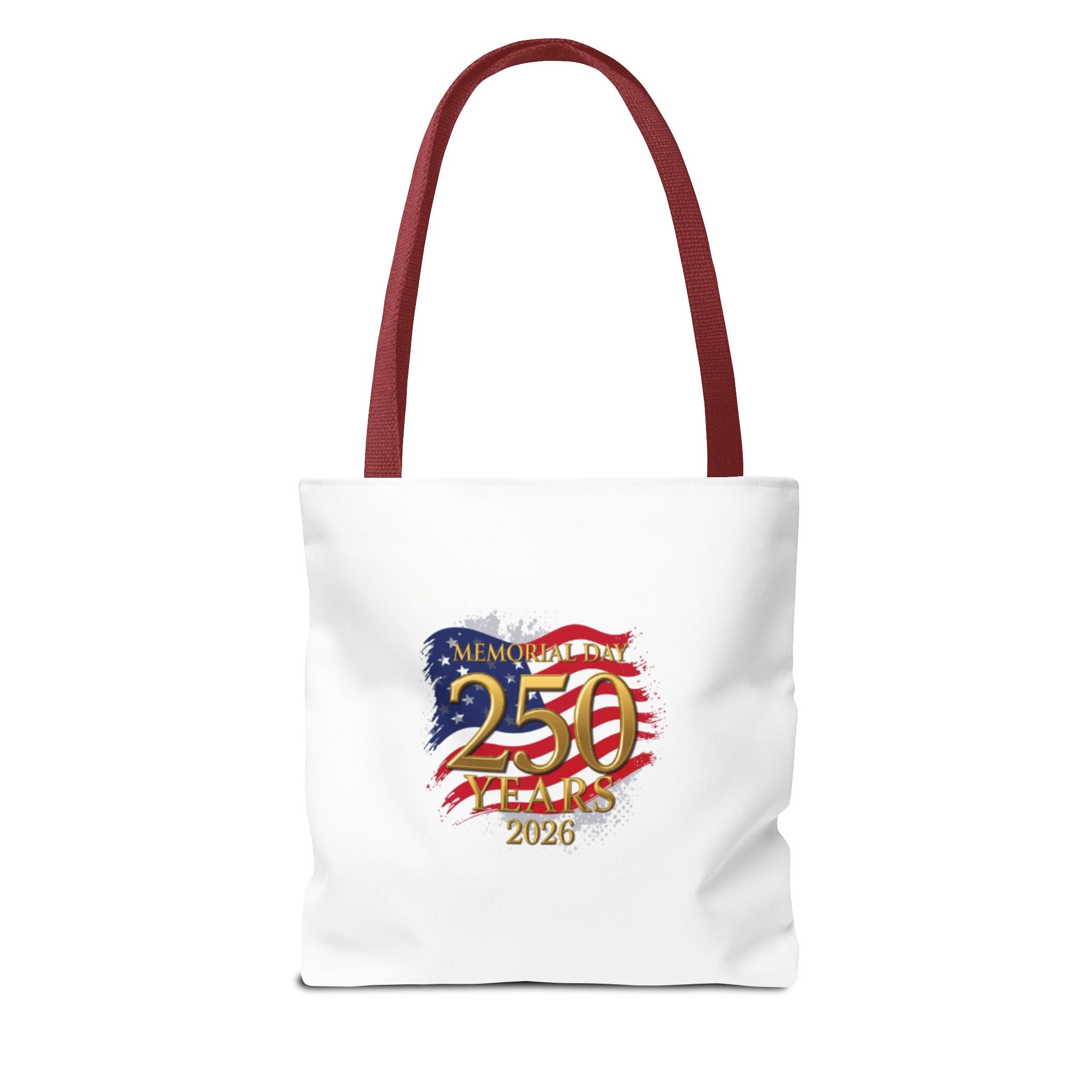 250 Years 2026 Patriotic Tote Bag – American Flag Memorial Celebration