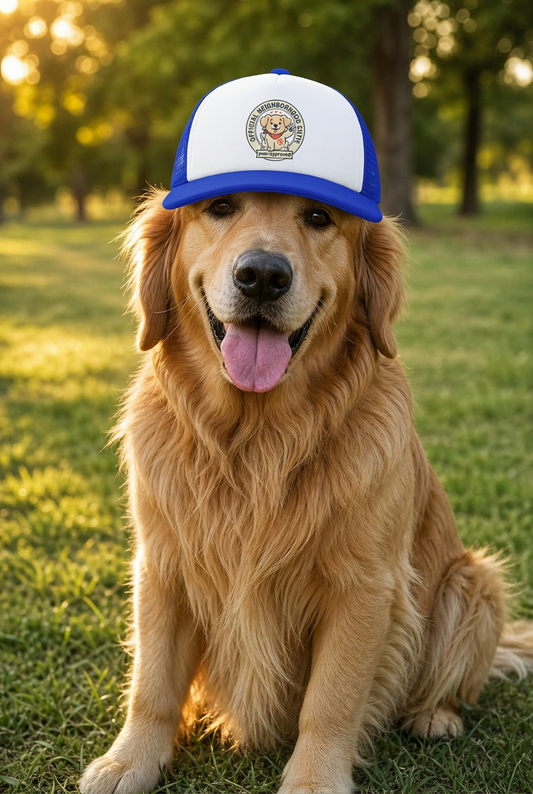 Dog Foil Patch Trucker Hat